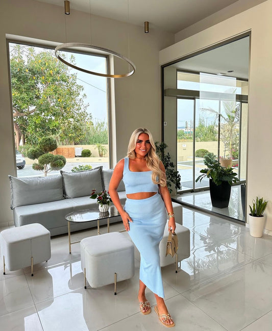 MARIANNA TWO PIECE - BABY BLUE