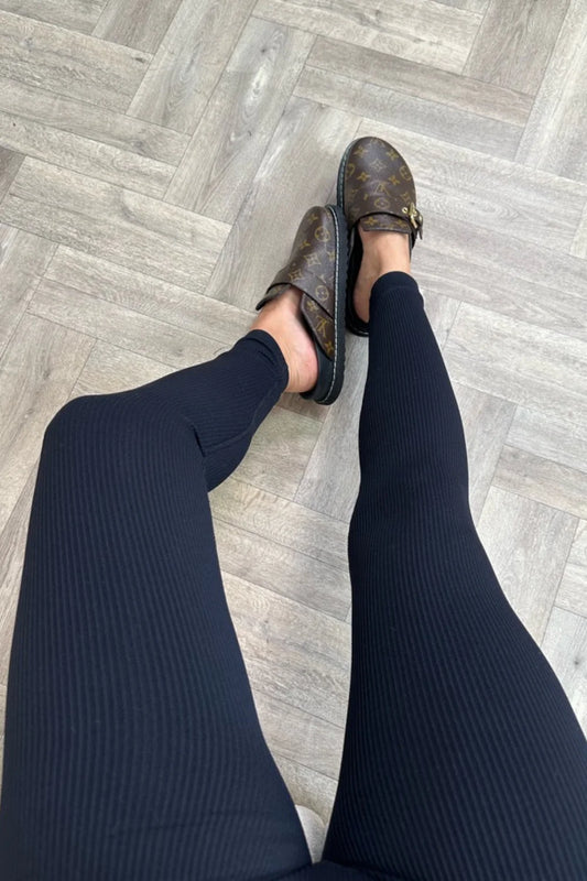 LYDIA SEAMLESS LEGGINGS - BLACK